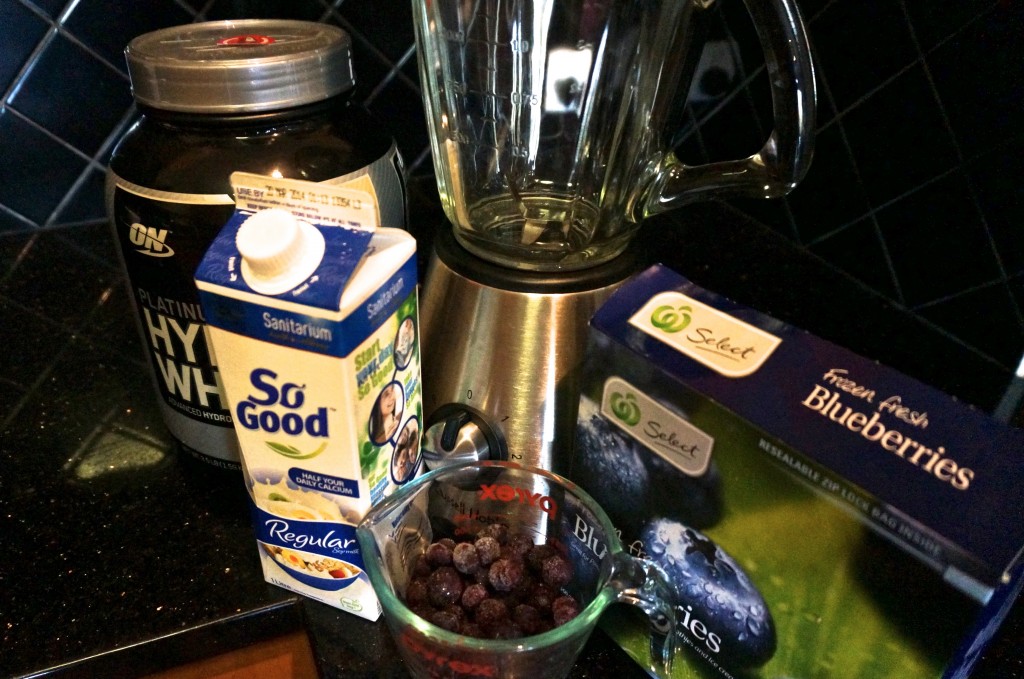 Blueberry Protein Shake Recipe Ingredients