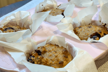 Blueberry Oat Breakfast Muffin Recipe